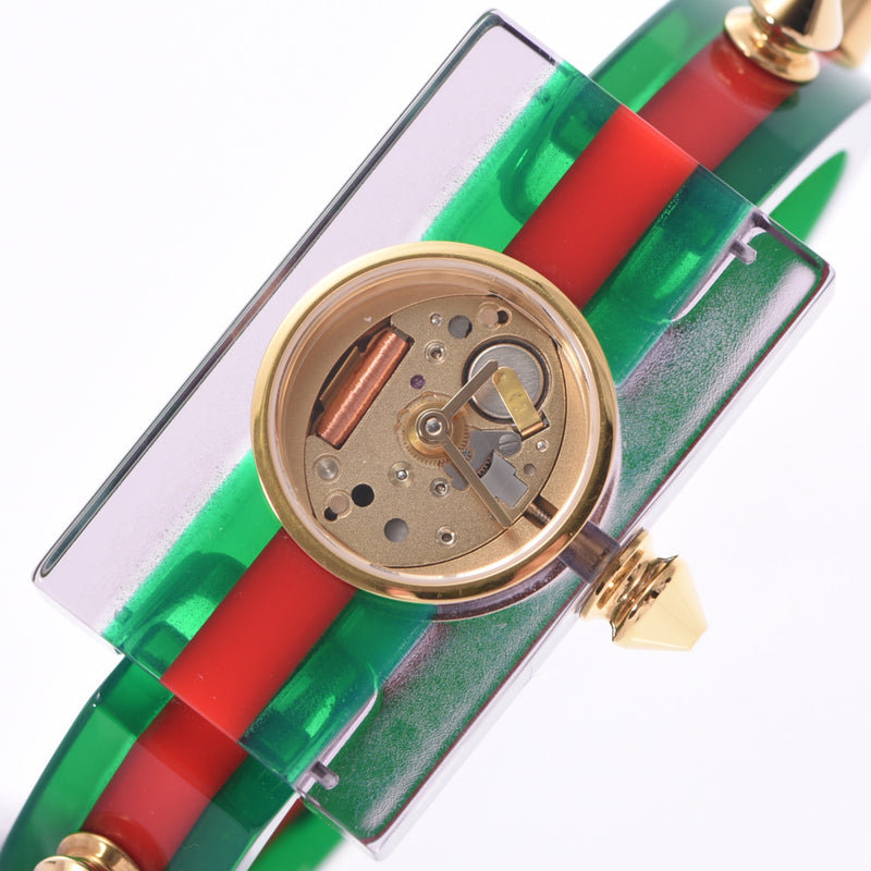GUCCI Gucci 143.5 Ladies SS/Plastic Watch Quartz Gold Dial A Rank Used Ginzo
