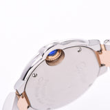 CARTIER Cartier Baron Blue SM W6920034 Ladies SS / PG Watch Quartz Pink Shell Dial A Rank Used Ginzo