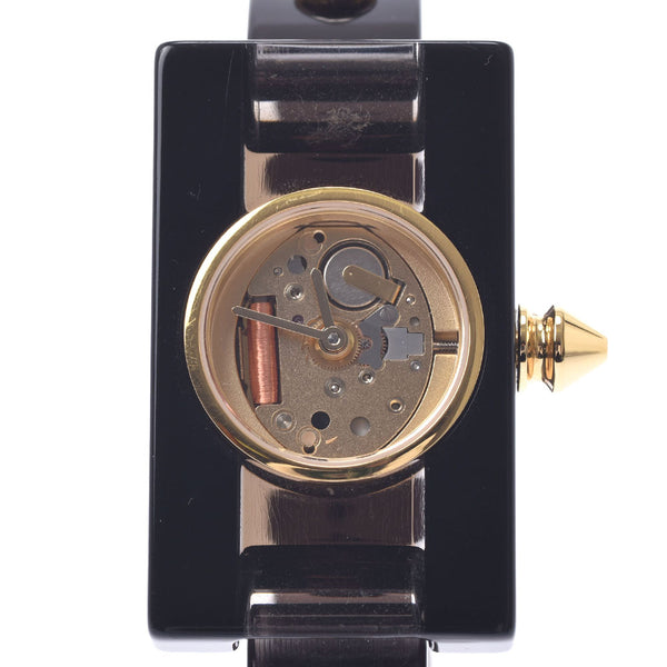 GUCCI古驰Vintage 143.5 Ladies GP / Plastic Watch石英黄金表盘排名二手Ginzo