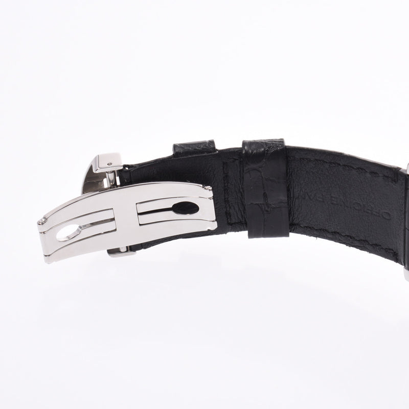 OFFICINE PANERAI オフィチーネパネライ ルミノール マリーナ ベゼルダイヤ PAM00031  メンズ SS/革 腕時計 手巻き 黒文字盤 Aランク 中古 銀蔵