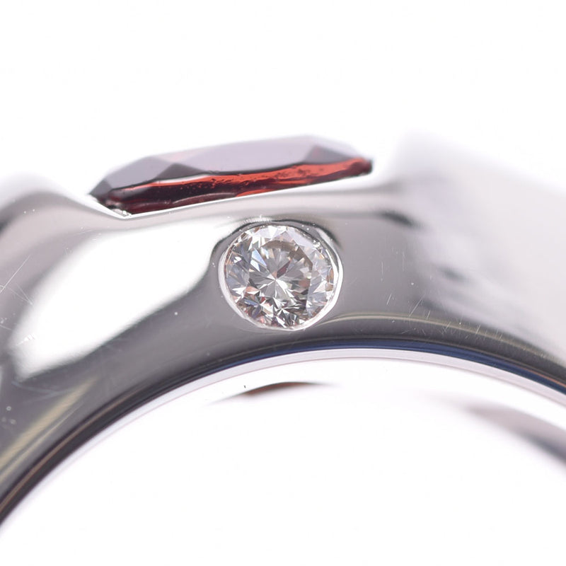 PIAGET Piaget Aura Garnet / Diamond No. 13.5 Ladies K18WG Ring / Ring A Rank Used Ginzo