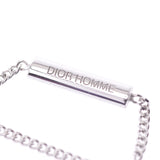 DIOR HOMME ディオール・オム プレートネックレス メンズ K18WG ネックレス Aランク 中古 銀蔵