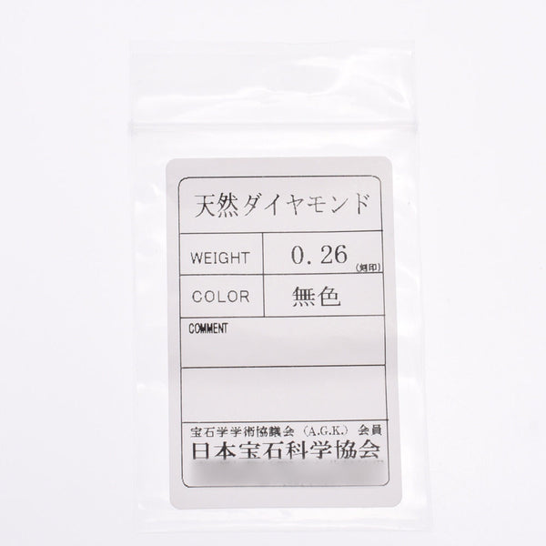 その他 Sirena Azzurro セイレーン アズーロ ダイヤ0.26ct ピンキーリング 3号 レディース K18WG リング・指輪 Aランク 中古 銀蔵