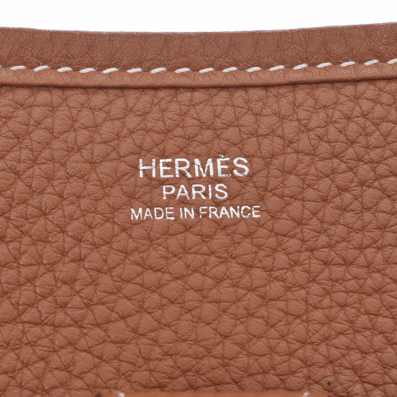 HERMES Hermes Evelyn 3 GM Gold Silver Metal Fittings T Engraved (Around 2015) Unisex Taurillon Clemence Shoulder Bag A Rank Used Ginzo