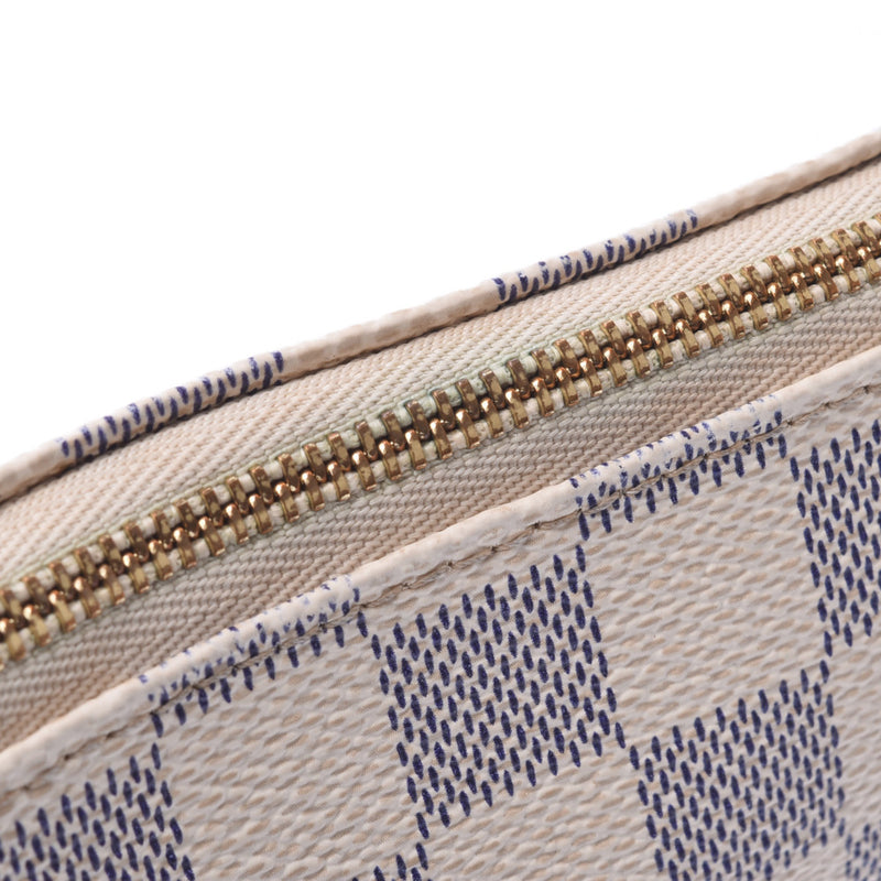 LOUIS VUITTTON路易威登达米埃尔白N51986女士达米埃尔阿兹帆布首饰袋B级二手银藏