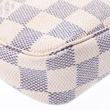 LOUIS VUITTTON路易威登达米埃尔白N51986女士达米埃尔阿兹帆布首饰袋B级二手银藏