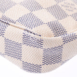 LOUIS VUITTTON路易威登达米埃尔白N51986女士达米埃尔阿兹帆布首饰袋B级二手银藏