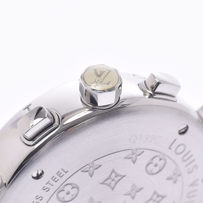 Louis Vuitton Tambour Q132C Women's Watch in Stainless Steel