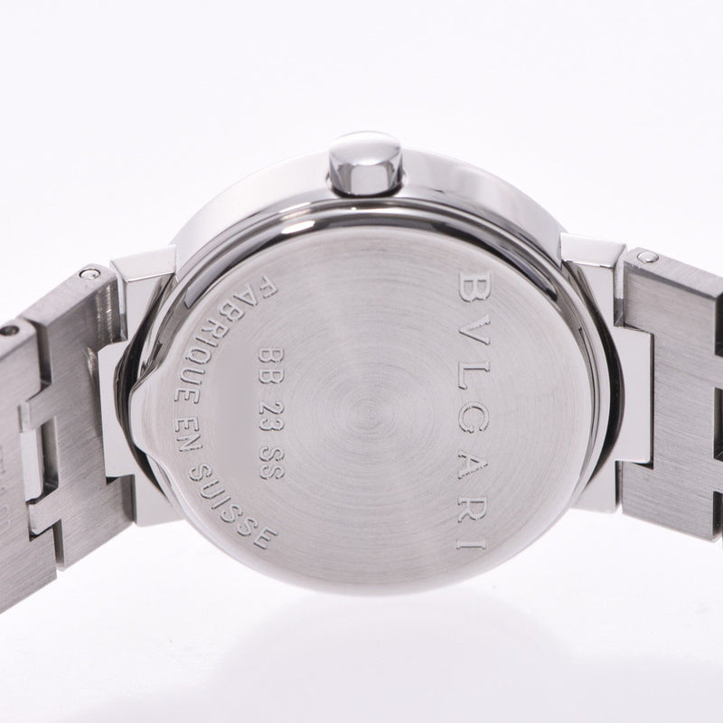 BVLGARI Bvlgari Bvlgari Bvlgari Bvlgari 23 BB23SS ladies SS watch Quartz Black Dial A Rank used silver stock