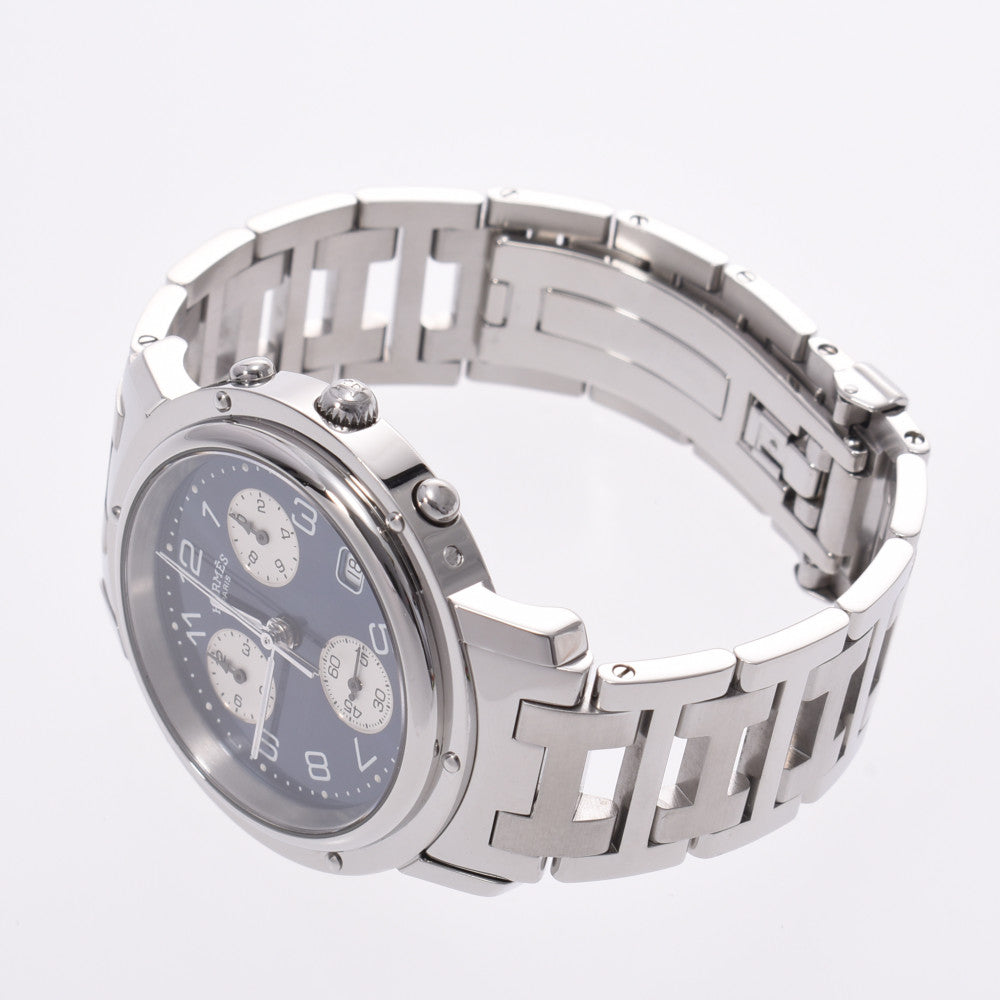 エルメスクリッパー クロノ メンズ 腕時計 CL1.910 HERMES 中古 – 銀蔵
