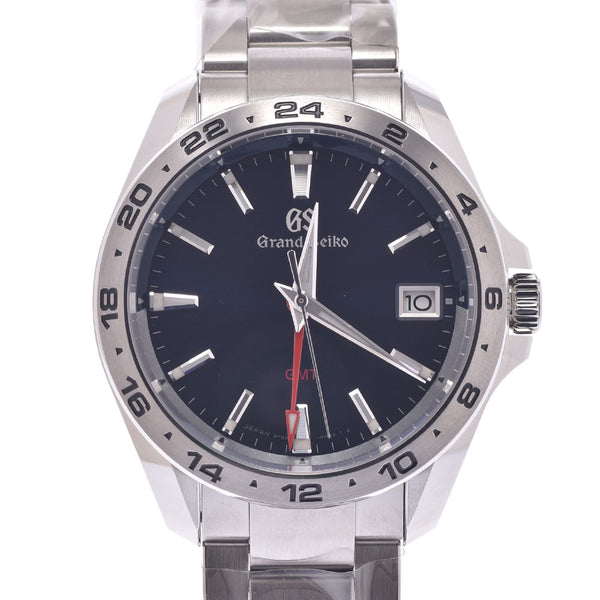 Seiko Seiko Grand Seiko GMT Master Shop Limited SBGN005 Men's SS Watch Blue Shape Unused Silgrin