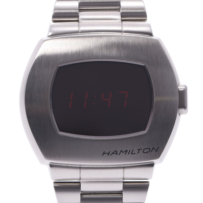 HAMILTON ハミルトン パルサー H52414130 ボーイズ SS 腕時計 クオーツ 黒文字盤 ABランク 中古 銀蔵