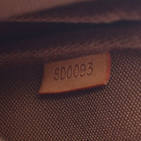 路易威登路易威登会标pochette accessoire美国棕色M51980妇女的会标帆布配件袋B等级使用银