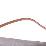 路易威登路易威登会标pochette accessoire美国棕色M51980妇女的会标帆布配件袋B等级使用银