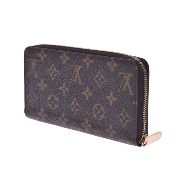 Louis Vuitton Monogram Ivory sib zippy Wallet Brown m61360 Unisex Monogram canvas Wallet