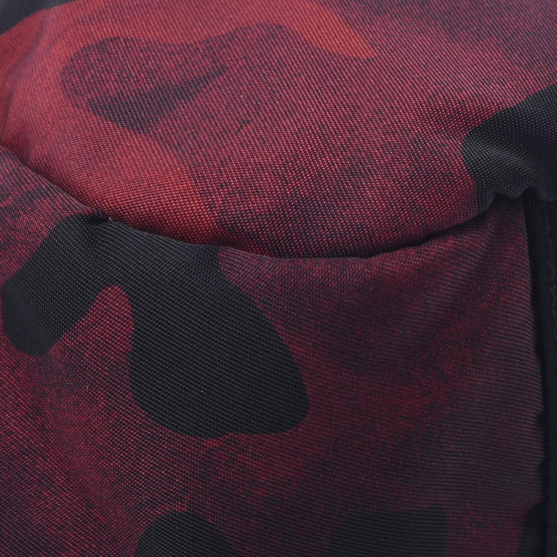PRADA Prada 2WAY bag red/black (Kamo Fraj) Unsex, nylon, hand, handbag, A rank used silver storehouse.