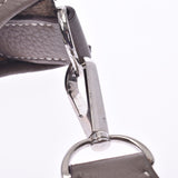 HERMES爱马仕EVRIN GM Ettop银色金属零件M刻印（2009年左右）UNICH华尔/皮革挎包AB等级二手银藏