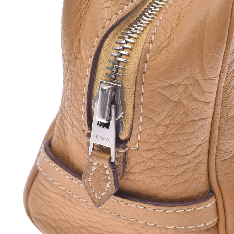 HERMES爱马仕维多利亚波奇自然亚风格L刻印（2008年左右）UNICH三丽鸥化妆包B等级中古银藏