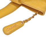 香奈儿（Chanel）可可马克黄色女士鱼子酱皮肤手提袋B等级二手Ginzo