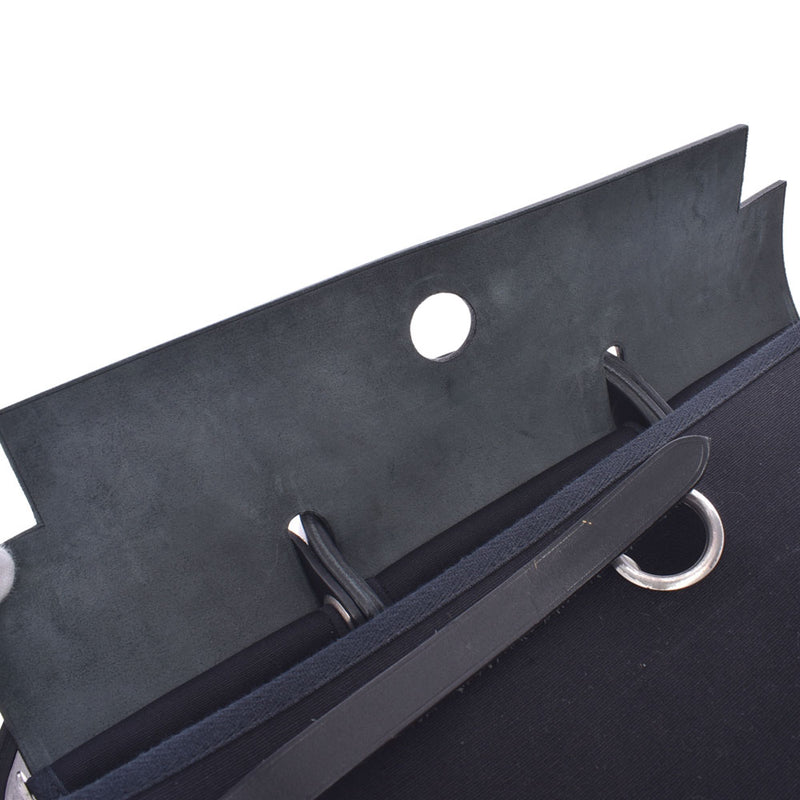 Hermes bag mm black / ecmedia.jp Unisex Canvas / Leather 2WAY bag