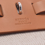 HERMES Hermes Ale Bag PM 2WAY Bag Natural Silver Fittings □ E Engraved (c. 2001) Unisex Canvas/Leather Tote Bag A Rank Used Ginzo