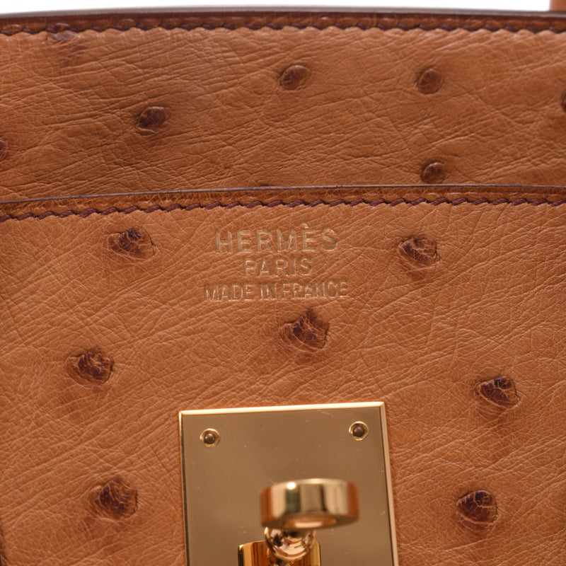 Hermes Birkin bag 35 chestnut gold hardware (I) Unisex