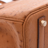 Hermes Birkin bag 35 chestnut gold hardware (I) Unisex