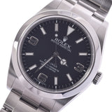 ROLEX Rolex Explorer 1 EX1 214270 Men's SS Watch Automatic Wound Black Table A-Rank Used Silgrin