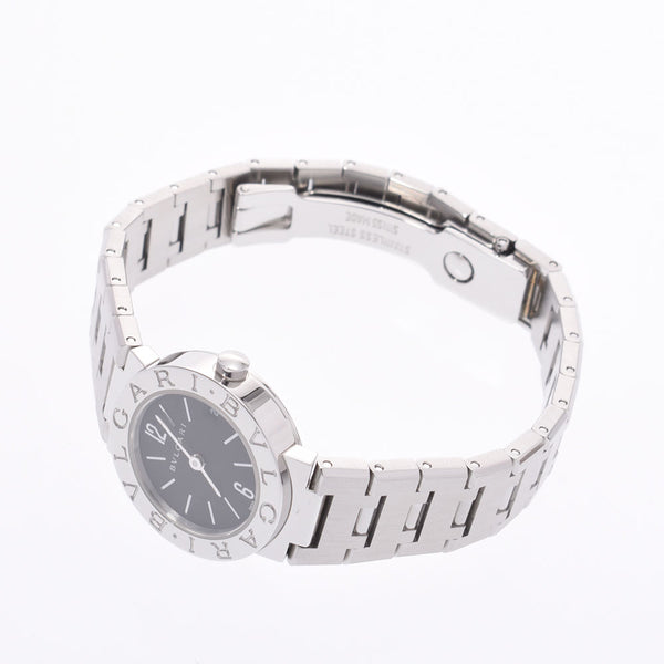 BVLGARI Bvlgari Bvlgari Bvlgari Bvlgari 23 BB23SS ladies SS watch Quartz Black Dial A Rank used silver stock