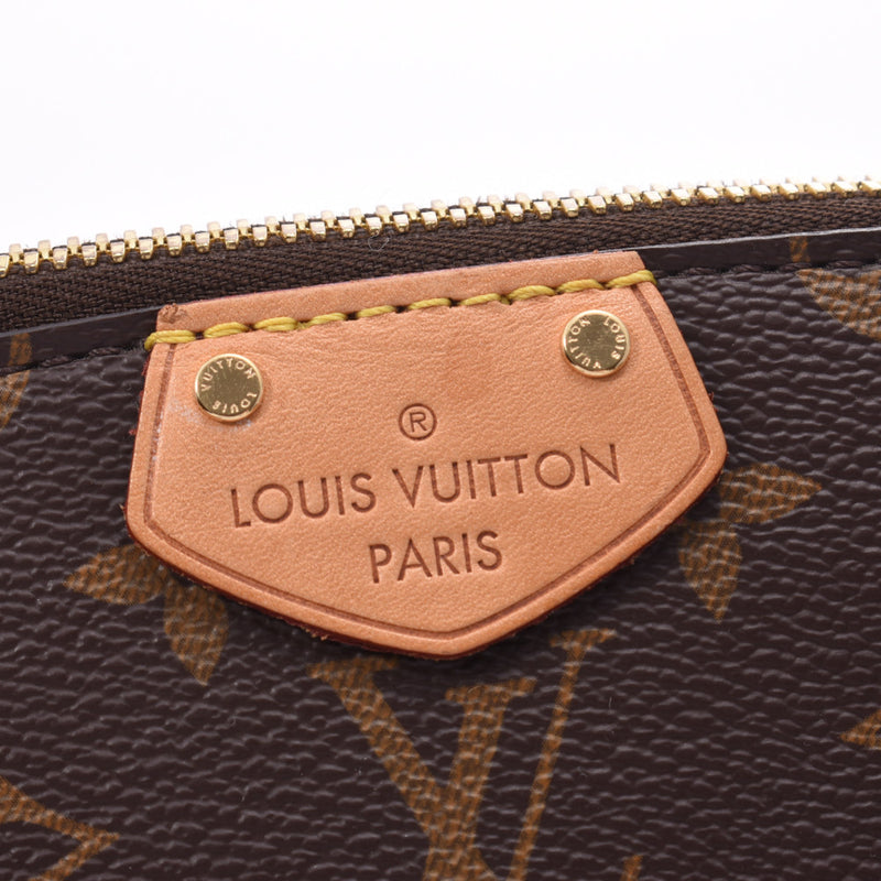 LOUIS VUITTON RyViton: 2WAY PM 2WAY bag Brown M48813 Ladies, Monogram, canvas, handbag, A-used silver storey.