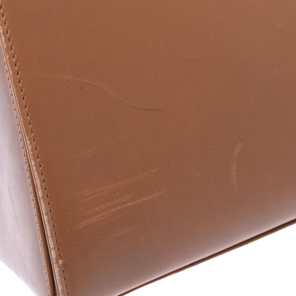 フェラガモガンチーニ 2WAYバッグ ベージュ ゴールド金具