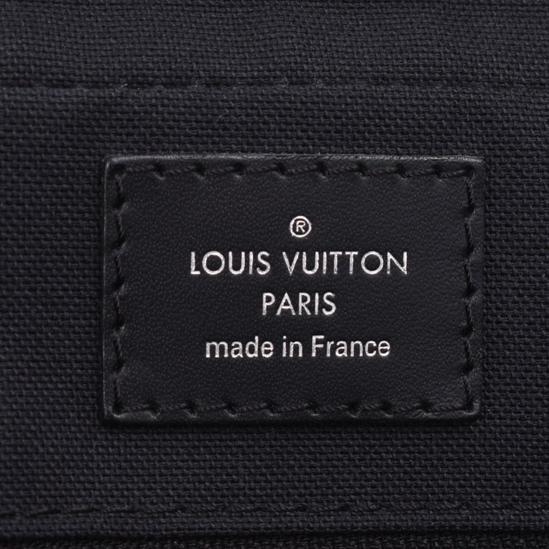 LOUIS VUITTON丹尼尔·格拉夫菲（Damier Graffit）Porto Documan Voyage N41125男士丹尼尔·格拉夫菲（Damier）Graffit帆布商务包A级二手Ginzo