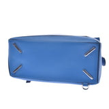 Loewe Loewe Puzzle Bag 2way Bag Blue女性的Curf手提包A-Rank使用Silgrin