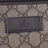 Gucci Gucci GG稀胶袋灰色系统211137女式PVC /皮革手提包B等级使用SILGRIN