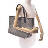 GUCCI Gucci GG Supreme Tote Grey 211137 Ladies PVC /Leather Tote Bag B Rank Used Ginzo