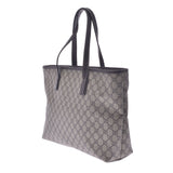 GUCCI Gucci GG Supreme Tote Grey 211137 Ladies PVC /Leather Tote Bag B Rank Used Ginzo