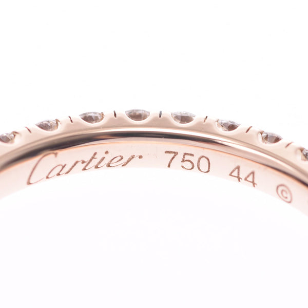 CARTIER Cartier Ethanesel de Cartiering #44 Full Eternity Ring No.4 Ladies K18PG Ring Ring A Rank Used Ginzo