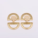 CELINE Celine Women's K18YG Earrings A-rank used Silgrin