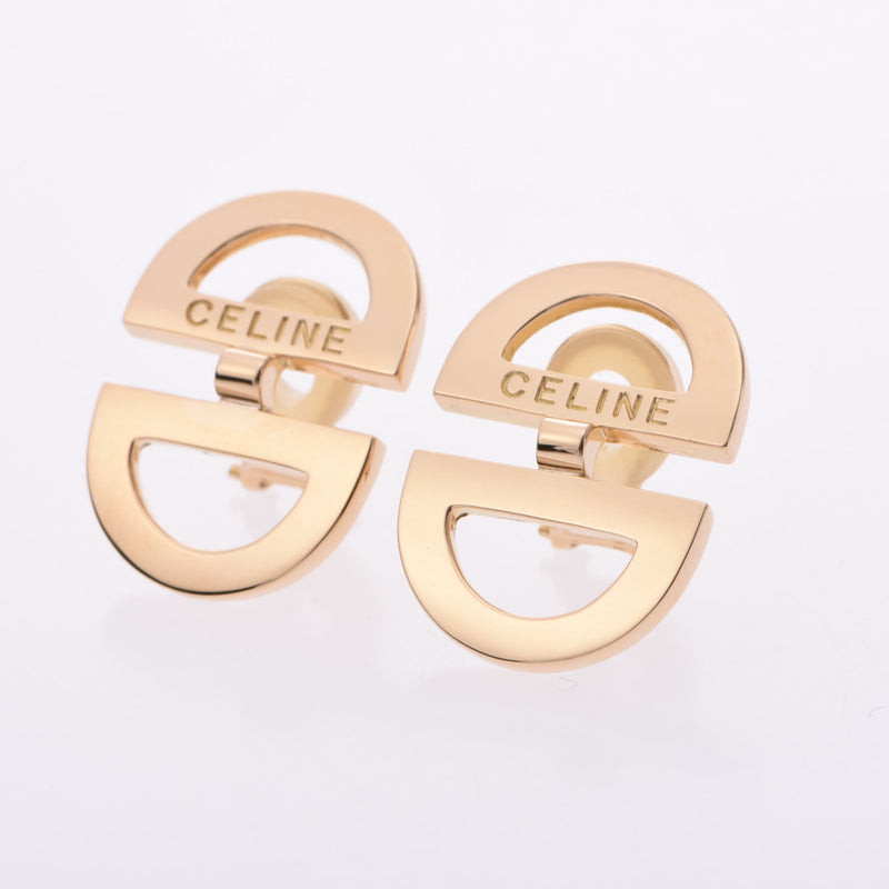 CELINE Celine Women's K18YG Earrings A-rank used Silgrin