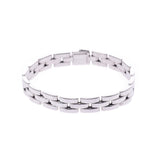 CARTIER Cartier Mayon Panther Unisex K18WG Bracelet AB Rank Used Ginzo