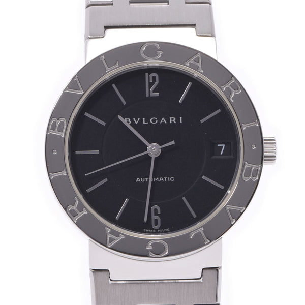 BVLGARI Bvlgari Bvlgari 33 BB33SS Boys SS watch automatic winding black dial AB rank used Ginzo