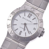 BVLGARI Bulgari Diagono Sports LCV29S Women's SS Watch Automatic Wound White Figurative A-Rank Used Silgrin