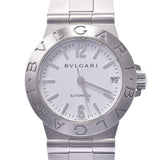 Bvlgari Bulgari Diagono Sports LCV29S女士SS手表自动伤口白色比喻A级使用硅格林