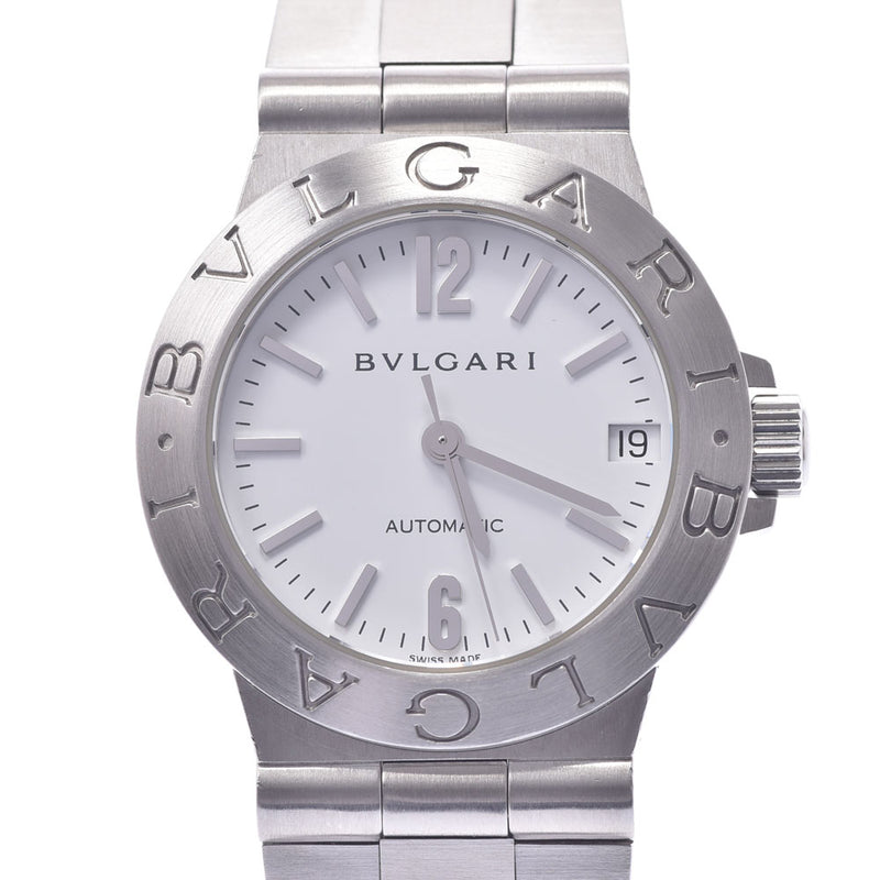 秋セールB.0509　BVLGARI ブルガリ　ディアゴノ　スポーツ　白文字盤　メンズ　腕時計 自動巻き ディアゴノ