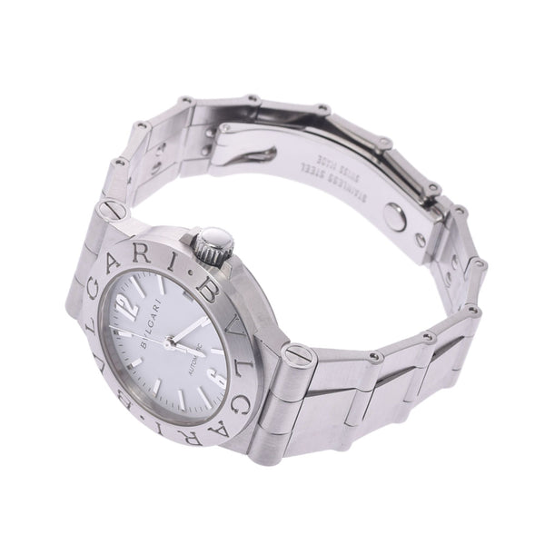 BVLGARI Bulgari Diagono Sports LCV29S Women's SS Watch Automatic Wound White Figurative A-Rank Used Silgrin