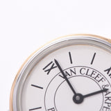 Van Cleef & Arpels ヴァンクリーフ＆アーペル ラ コレクション レディース SS/YG 腕時計 クオーツ 白文字盤 ABランク 中古 銀蔵