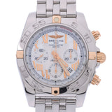 Breitling Brighting Chronomat 44 IB0110 Men's SS Watch Automatic Wound Shell Diagram A-Rank Used Silgrin