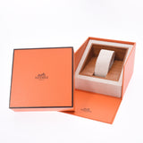 Hermes Hermes Ramsis Limited Item HH1.510□电子雕刻（2001年左右）女士SS /皮革手表石英白色航班A-Rank二手级