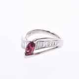 Other Spinel 0.82ct Diamond 0.63ct 11.5 Unisex Pt900 Platinum Ring / Ring A-Rank Used Silgrin