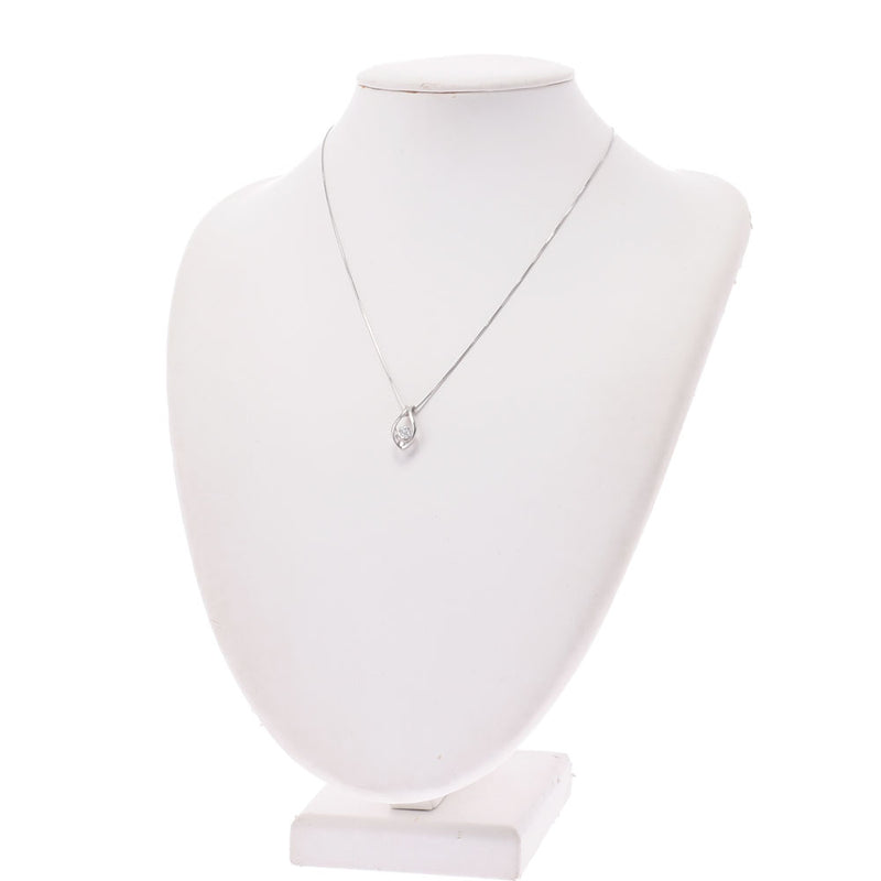 Other One-grain Diamond 0.308ct G-Si1-GD Women's PT900 / 850 Necklace A-Rank Used Silgrin